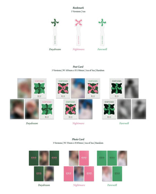 TXT The Name Chapter: TEMPTATION Album Inclusions Bookmark Postcard Photocard