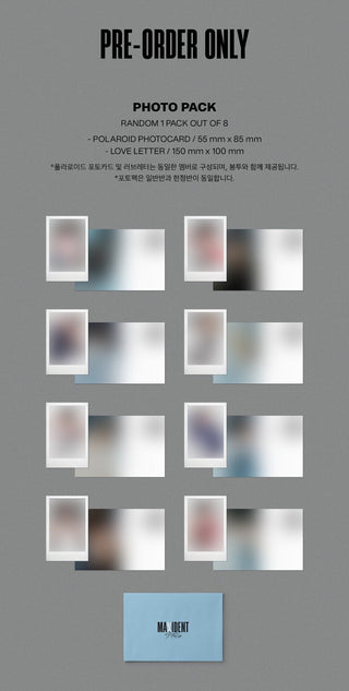 Stray Kids MAXIDENT Standard Pre-order Inclusions Photo Pack Polaroid Photocard Love Letter