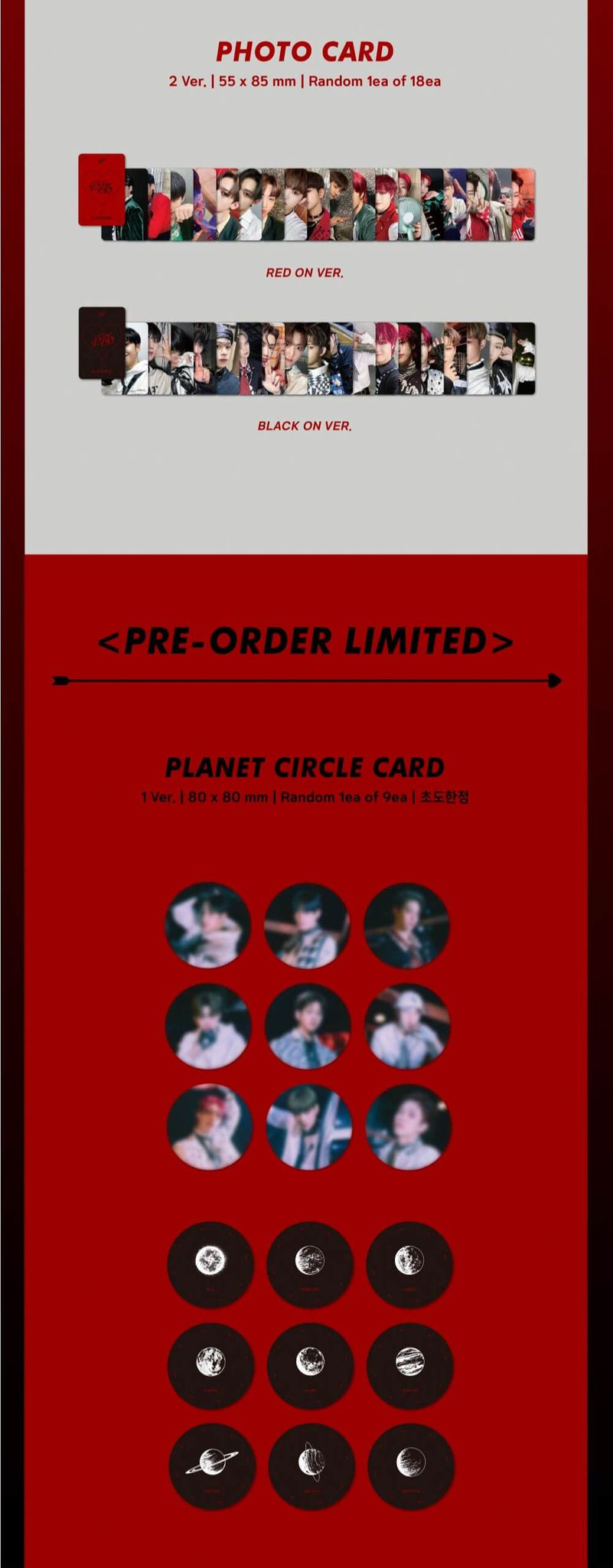 YOUNITE 3rd Mini Album YOUNI-ON Inclusions Photocard Pre-order Only Planet Circle Card
