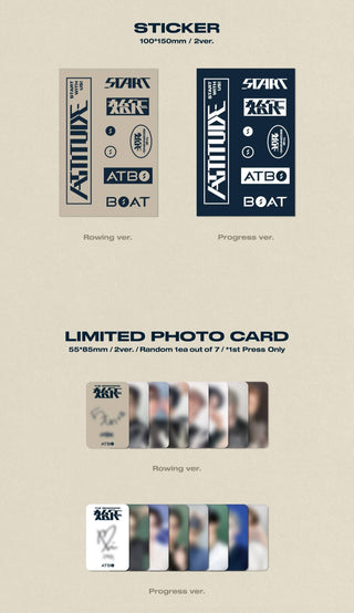 ATBO 2nd Mini Album The Beginning: 始作 Inclusions Sticker Limited Photocard