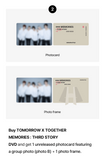 TXT MEMORIES : THIRD STORY DVD Inclusions Weverse Pre-order Benefit Photocard Photo Frame