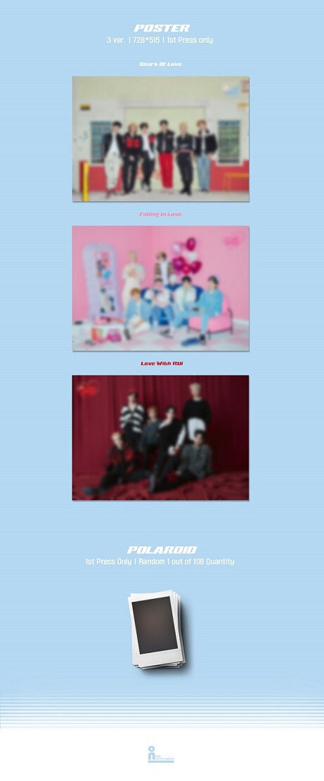 WEi 4th Mini Album Love Part. 1: First Love Inclusions 1st Press Only Poster Polaroid