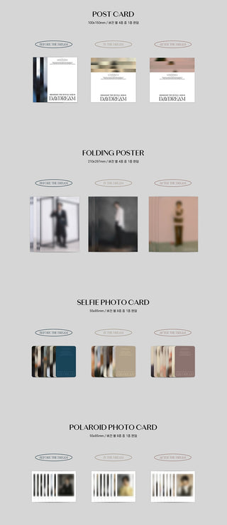 HIGHLIGHT DAYDREAM Inclusions Postcard Folding Poster Selfie Photocard Polaroid Photocard