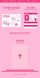 (G)I-DLE I FEEL - Queen Version Inclusions Pre-order Only Tattoo Sticker ID Card Sticker