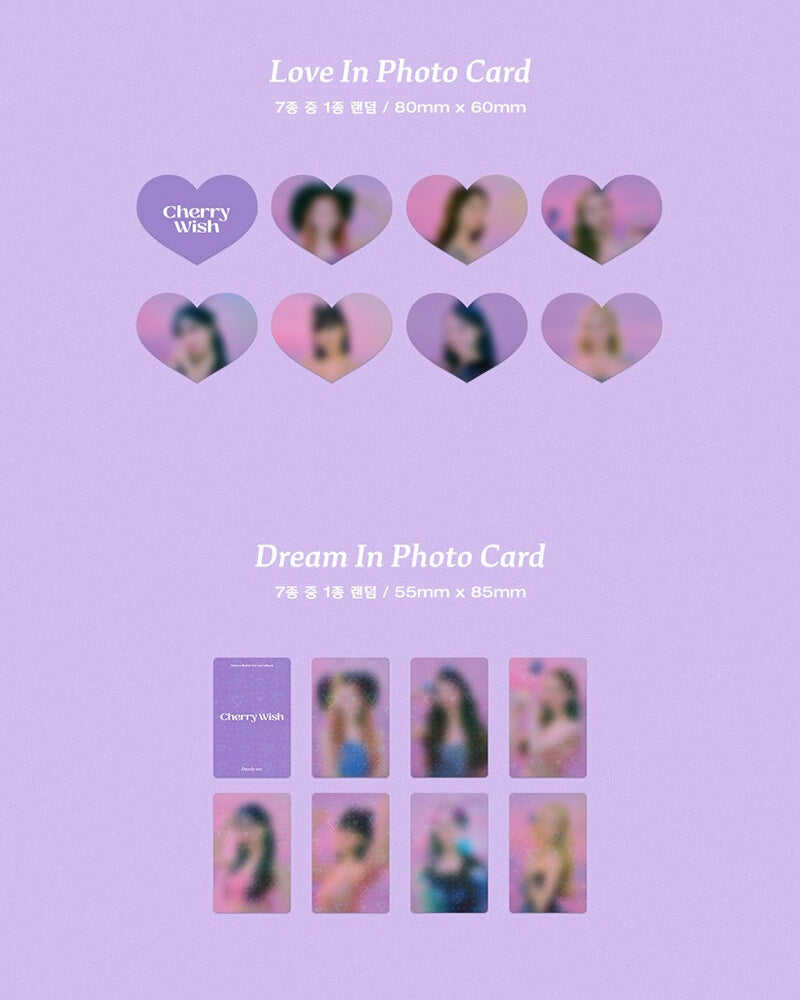 Cherry Bullet 2nd Mini Album Cherry Wish - Dazzle Version Inclusions Love In Photocard Dream In Photocard