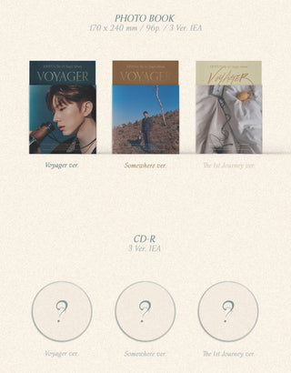Kihyun 1st Single Album VOYAGER Inclusions Photobook CD