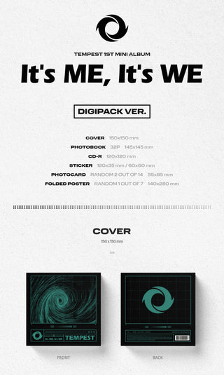 TEMPEST It’s ME, It's WE - Compact Version Inclusions Album Info Cover