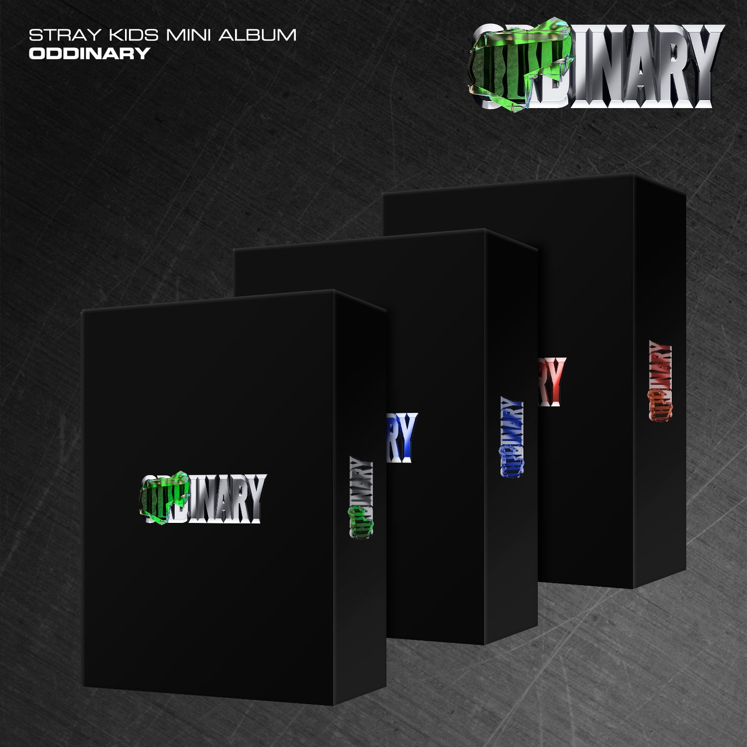 Stray Kids 6th Mini Album ODDINARY SCANNING + MASK OFF + FRANKENSTEIN Version