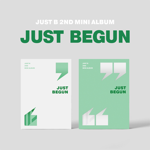 JUST B 2nd Mini Album JUST BEGUN - WHITE / GREEN Version