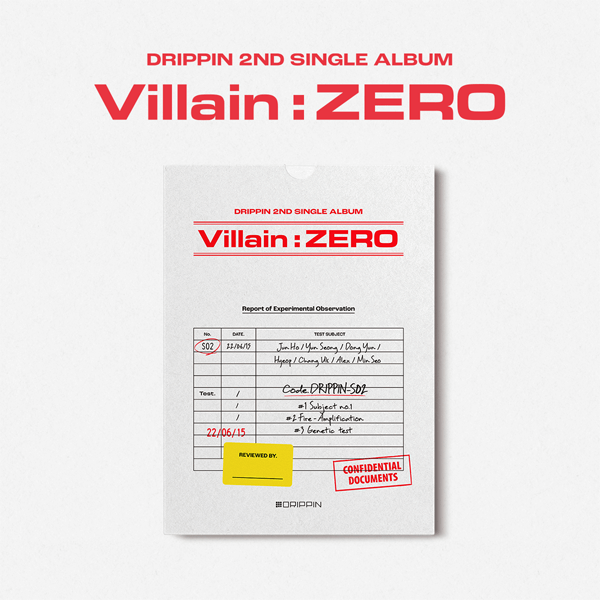 DRIPPIN 2nd Single Album Villain : ZERO - A Version