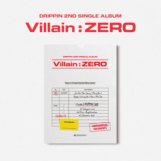 DRIPPIN 2nd Single Album Villain : ZERO - A Version