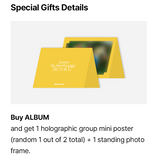 SEVENTEEN 4th Full Album Repackage SECTOR 17 Inclusions Weverse Pre-order Benefit Holographic Group Mini Poster Standing Photo Frame